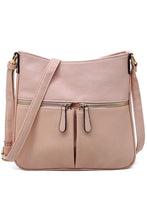 Cargar imagen en el visor de la galería, Front Zip Pocket Crossbody Bag

