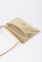 Cargar imagen en el visor de la galería, Convertible Metallic Envelope Clutch
