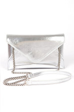 Cargar imagen en el visor de la galería, Convertible Metallic Envelope Clutch
