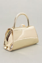 Cargar imagen en el visor de la galería, Metallic Bow Tie Mirror Top Handle Bag
