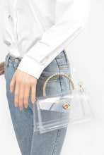 Load image into Gallery viewer, Top Handle Stadium Transparent Clear Bag
