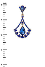 Load image into Gallery viewer, Crystal Drop Formal Chandelier Earrings
