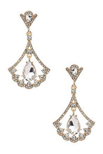 Load image into Gallery viewer, Crystal Drop Formal Chandelier Earrings
