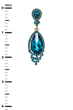 Load image into Gallery viewer, Crystal Statement Clip On Earrings
