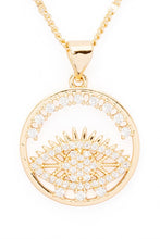 Load image into Gallery viewer, Iconic CZ Eye Pendant Necklace
