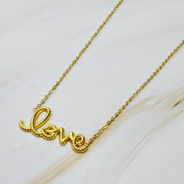 Lovely Love Necklace - Roped