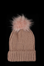 Cargar imagen en el visor de la galería, Basic Knit Cuffed Pom Beanie
