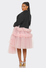 Load image into Gallery viewer, Oversized Tulle Blazer Dress Black and Pink
