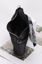 Cargar imagen en el visor de la galería, Rhinestone Bow Tie Satin Top Handle Clutch
