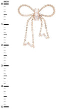 Load image into Gallery viewer, Rhinestone Bow Tie Earrings
