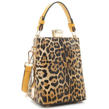 Cargar imagen en el visor de la galería, Leopard Frame Crossbody Satchel
