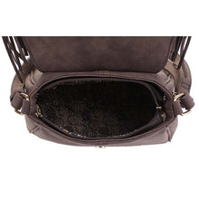 Cargar imagen en el visor de la galería, Faux Suede Fringe Flap Crossbody Bag
