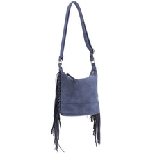 Cargar imagen en el visor de la galería, Faux Suede Fringe Crossbody Bag
