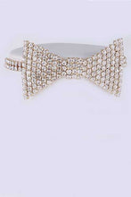 Load image into Gallery viewer, Rhinestone Bow Tie Iconic Choker Necklace
