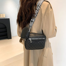 Load image into Gallery viewer, Stitching PU Leather Shoulder Bag
