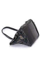 Cargar imagen en el visor de la galería, Metallic Faux Leather Weaved Small Tote Bag
