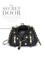 Cargar imagen en el visor de la galería, Iconic Leather Jacket Swing Bag
