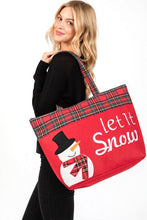 Cargar imagen en el visor de la galería, Snowman Christmas Oversize Tote
