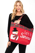 Cargar imagen en el visor de la galería, Snowman Christmas Oversize Tote
