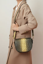 Cargar imagen en el visor de la galería, MKF Amalia Croc-Embossed Crossbody Bag by Mia K
