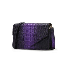 Cargar imagen en el visor de la galería, MKF Vanta Croc-Embossed Saddle Bag by Mia K.
