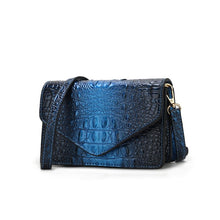 Cargar imagen en el visor de la galería, MKF Vanta Croc-Embossed Saddle Bag by Mia K.
