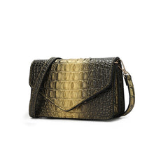 Cargar imagen en el visor de la galería, MKF Vanta Croc-Embossed Saddle Bag by Mia K.

