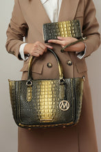 Cargar imagen en el visor de la galería, MKF Aphelia Croc-Embossed Handbag by Mia K.
