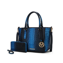 Cargar imagen en el visor de la galería, MKF Aphelia Croc-Embossed Handbag by Mia K.

