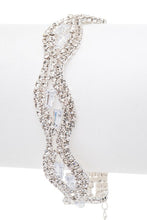 Load image into Gallery viewer, CZ Rhinestone Statement Bracelet

