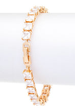 Load image into Gallery viewer, Cubic Zirconia Baguette Bracelet
