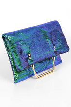 Cargar imagen en el visor de la galería, Convertible Sequins Folding Clutch
