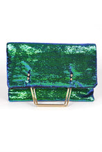 Cargar imagen en el visor de la galería, Convertible Sequins Folding Clutch
