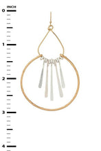 Load image into Gallery viewer, Mix Tone Fringe Metal Iconic Earrings
