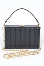 Cargar imagen en el visor de la galería, Embossed Box Top Handle Clutch Bag
