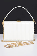 Cargar imagen en el visor de la galería, Embossed Box Top Handle Clutch Bag
