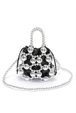Metallic Beaded Petite Party Swing Bag
