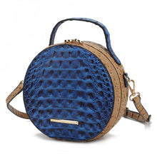 Cargar imagen en el visor de la galería, MKF Ynnari Croc-Embossed Crossbody Bag by Mia K.
