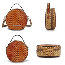 Cargar imagen en el visor de la galería, MKF Ynnari Croc-Embossed Crossbody Bag by Mia K.

