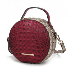 Cargar imagen en el visor de la galería, MKF Ynnari Croc-Embossed Crossbody Bag by Mia K.
