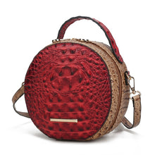 Cargar imagen en el visor de la galería, MKF Ynnari Croc-Embossed Crossbody Bag by Mia K.
