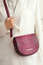Cargar imagen en el visor de la galería, MKF Amalia Solid Croc-Embossed Crossbody Bag
