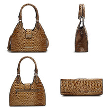 Cargar imagen en el visor de la galería, MKF Ava Faux Crocodile-Embossed Tote Bag by Mia K
