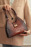 MKF Ava Faux Crocodile-Embossed Tote Bag by Mia K