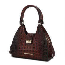 Cargar imagen en el visor de la galería, MKF Ava Faux Crocodile-Embossed Tote Bag by Mia K
