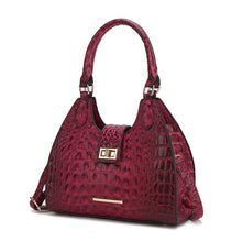 Cargar imagen en el visor de la galería, MKF Ava Faux Crocodile-Embossed Tote Bag by Mia K
