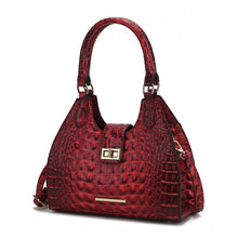 Cargar imagen en el visor de la galería, MKF Ava Faux Crocodile-Embossed Tote Bag by Mia K
