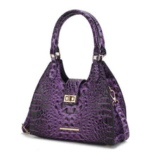 Cargar imagen en el visor de la galería, MKF Ava Faux Crocodile-Embossed Tote Bag by Mia K
