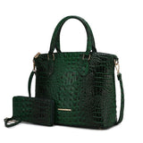 MKF Liora Croc Embossed Tote and Set by Mia K