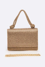 Cargar imagen en el visor de la galería, Rhinestone Top Handle Small Bridal Party Clutch

